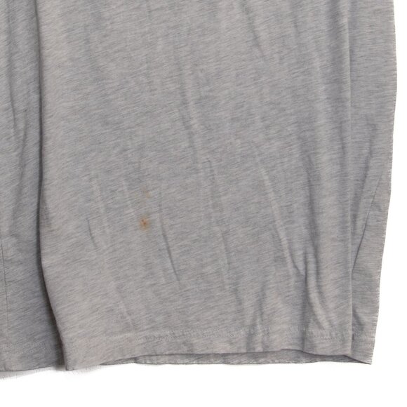 Hurley Mens Gray Short Sleeve T-Shirt With Green Logo Design M - Picture 4 of 10